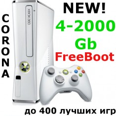 Xbox 360 4-2000Gb Freeboot (White) 